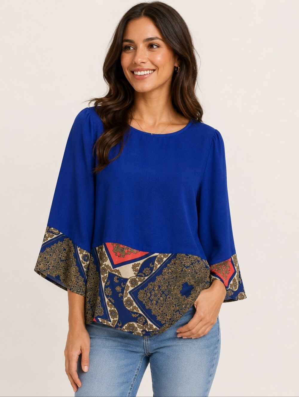 ❤ TRINITY FLOWY  TOP / SHIRT /BLOUSE, SMALL